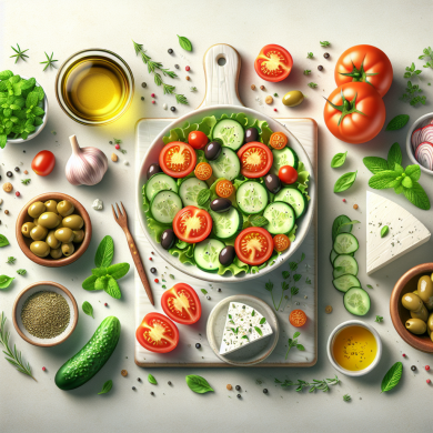 How to make Mediterranean salads