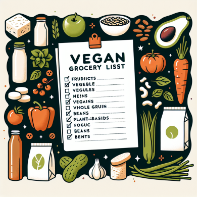 Vegan grocery list for beginners