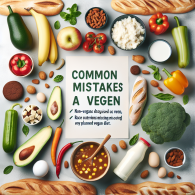 Common vegan diet mistakes